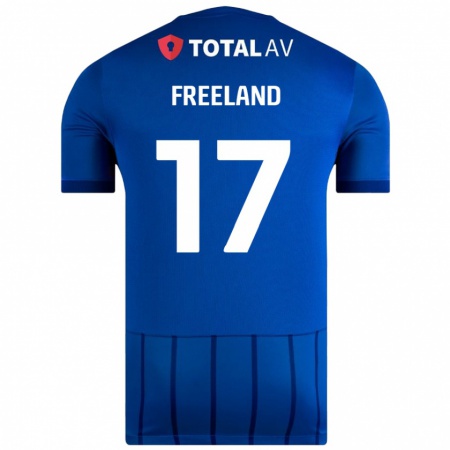 Kandiny Férfi Georgie Freeland #17 Kék Hazai Jersey 2024/25 Mez Póló Ing