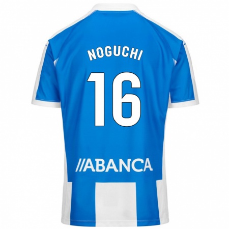 Kandiny Férfi Ayaka Noguchi #16 Kék Fehér Hazai Jersey 2024/25 Mez Póló Ing