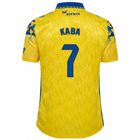 Kandiny Férfi Sory Kaba #7 Sárga Kék Hazai Jersey 2024/25 Mez Póló Ing