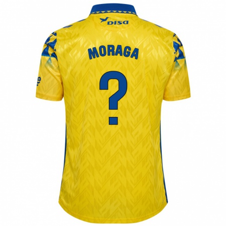 Kandiny Férfi Marcos Moraga #0 Sárga Kék Hazai Jersey 2024/25 Mez Póló Ing