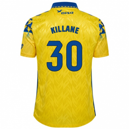 Kandiny Férfi Álvaro Killane #30 Sárga Kék Hazai Jersey 2024/25 Mez Póló Ing