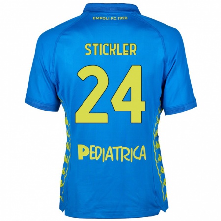 Kandiny Férfi Mateo Stickler #24 Kék Hazai Jersey 2024/25 Mez Póló Ing