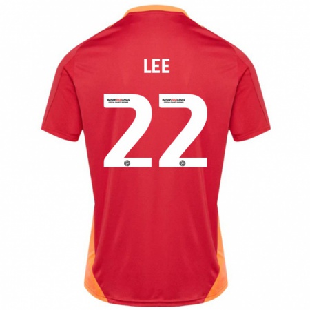 Kandiny Férfi Harry Lee #22 Kék Törtfehér Idegenbeli Jersey 2024/25 Mez Póló Ing