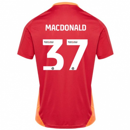 Kandiny Férfi Shaun Macdonald #37 Kék Törtfehér Idegenbeli Jersey 2024/25 Mez Póló Ing