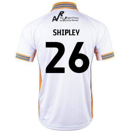 Kandiny Férfi Jordan Shipley #26 Fehér Idegenbeli Jersey 2024/25 Mez Póló Ing