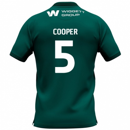 Kandiny Férfi Jake Cooper #5 Zöld Idegenbeli Jersey 2024/25 Mez Póló Ing