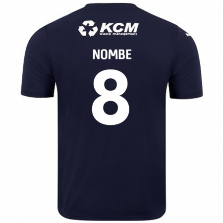 Kandiny Férfi Sam Nombe #8 Sötétkék Idegenbeli Jersey 2024/25 Mez Póló Ing