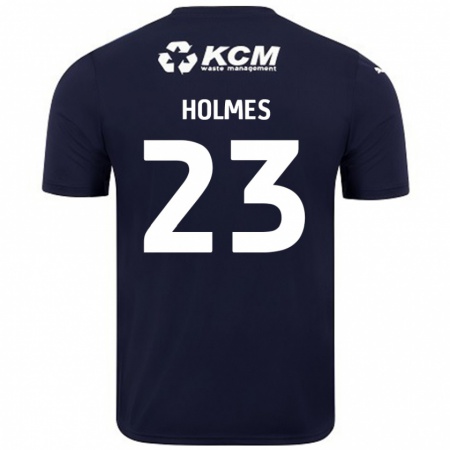 Kandiny Férfi Jack Holmes #23 Sötétkék Idegenbeli Jersey 2024/25 Mez Póló Ing