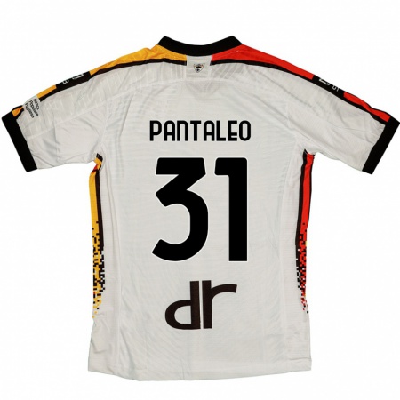 Kandiny Férfi Dario Pantaleo #31 Fehér Fekete Idegenbeli Jersey 2024/25 Mez Póló Ing