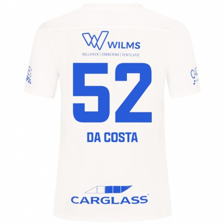 Kandiny Férfi Wilson Da Costa #52 Fehér Idegenbeli Jersey 2024/25 Mez Póló Ing