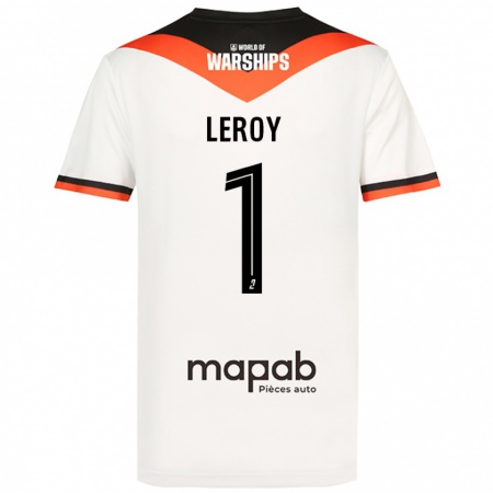 Kandiny Férfi Benjamin Leroy #1 Fehér Idegenbeli Jersey 2024/25 Mez Póló Ing