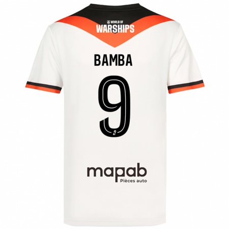 Kandiny Férfi Mohamed Bamba #9 Fehér Idegenbeli Jersey 2024/25 Mez Póló Ing