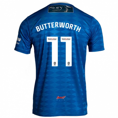 Kandiny Női Daniel Butterworth #11 Kék Hazai Jersey 2024/25 Mez Póló Ing