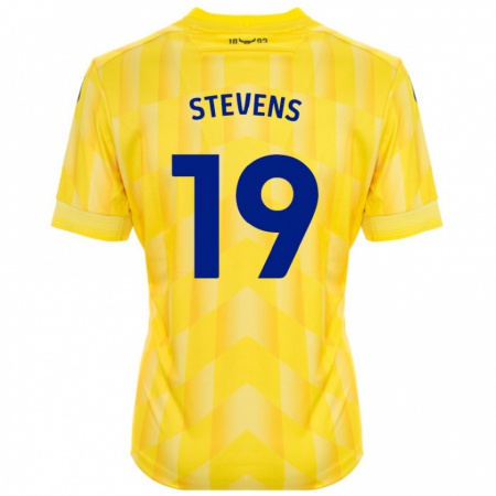 Kandiny Női Lily Stevens #19 Sárga Hazai Jersey 2024/25 Mez Póló Ing