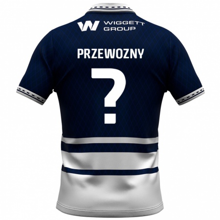 Kandiny Női Jakub Przewozny #0 Sötétkék Fehér Hazai Jersey 2024/25 Mez Póló Ing