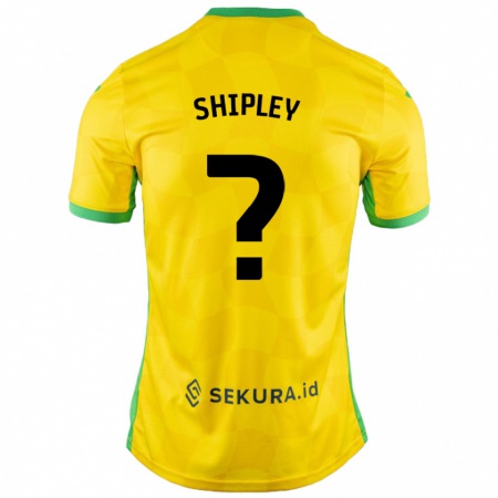 Kandiny Női Lewis Shipley #0 Sárga Zöld Hazai Jersey 2024/25 Mez Póló Ing