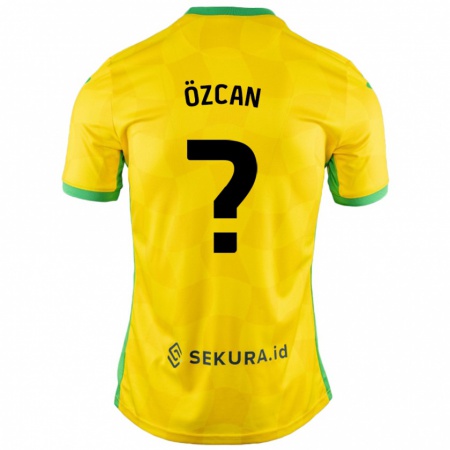 Kandiny Női Vatan Özcan #0 Sárga Zöld Hazai Jersey 2024/25 Mez Póló Ing