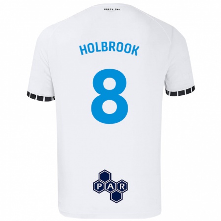 Kandiny Női Jess Holbrook #8 Fehér Hazai Jersey 2024/25 Mez Póló Ing