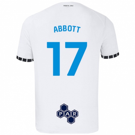 Kandiny Női Becky Abbott #17 Fehér Hazai Jersey 2024/25 Mez Póló Ing