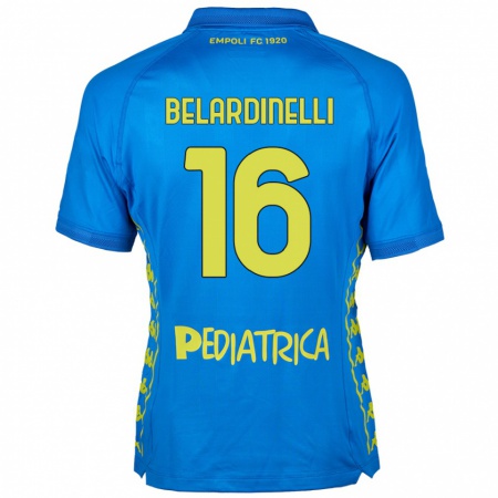 Kandiny Női Luca Belardinelli #16 Kék Hazai Jersey 2024/25 Mez Póló Ing