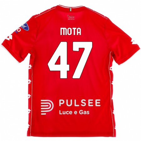 Kandiny Női Dany Mota #47 Piros Fehér Hazai Jersey 2024/25 Mez Póló Ing