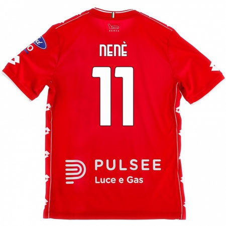 Kandiny Női Stephen Nenè #11 Piros Fehér Hazai Jersey 2024/25 Mez Póló Ing