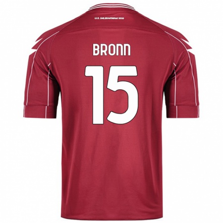 Kandiny Női Dylan Bronn #15 Burgundia Hazai Jersey 2024/25 Mez Póló Ing