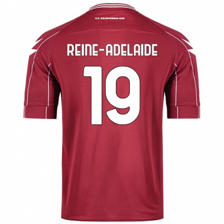 Kandiny Női Jeff Reine-Adélaïde #19 Burgundia Hazai Jersey 2024/25 Mez Póló Ing