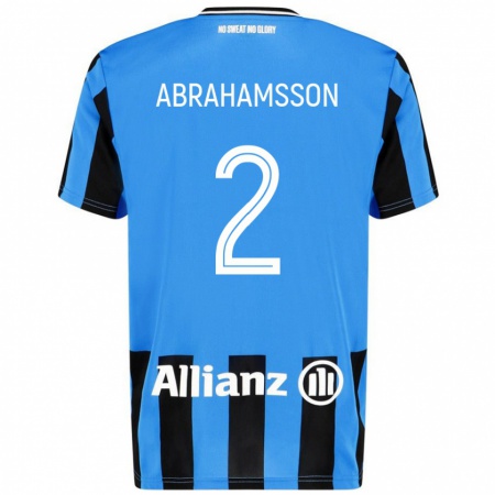 Kandiny Női Sejde Abrahamsson #2 Égszínkék Fekete Hazai Jersey 2024/25 Mez Póló Ing