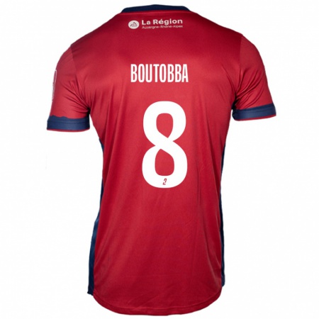 Kandiny Női Bilal Boutobba #8 Világos Bordó Hazai Jersey 2024/25 Mez Póló Ing