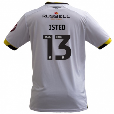 Kandiny Női Harry Isted #13 Fehér Idegenbeli Jersey 2024/25 Mez Póló Ing