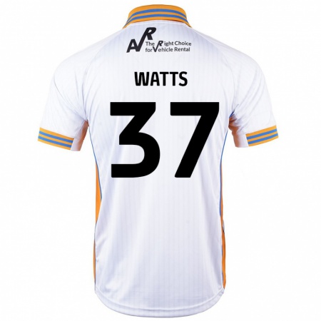 Kandiny Női Harvey Watts #37 Fehér Idegenbeli Jersey 2024/25 Mez Póló Ing