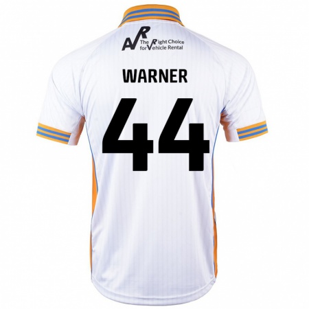 Kandiny Női James Warner #44 Fehér Idegenbeli Jersey 2024/25 Mez Póló Ing