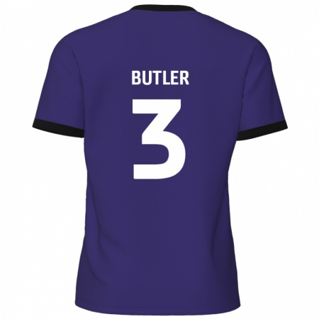 Kandiny Női Dan Butler #3 Lila Idegenbeli Jersey 2024/25 Mez Póló Ing