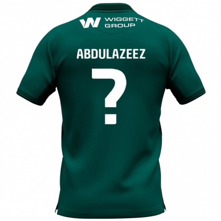 Kandiny Női Abdulahi Abdulazeez #0 Zöld Idegenbeli Jersey 2024/25 Mez Póló Ing