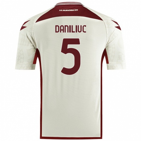 Kandiny Női Flavius Daniliuc #5 Krém Színű Idegenbeli Jersey 2024/25 Mez Póló Ing