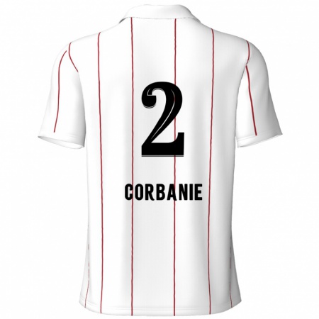 Kandiny Női Kobe Corbanie #2 Fehér Fekete Idegenbeli Jersey 2024/25 Mez Póló Ing