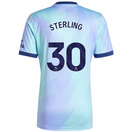 Kandiny Gyermek Raheem Sterling #30 Aqua Harmadik Számú Jersey 2024/25 Mez Póló Ing