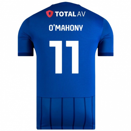 Kandiny Gyermek Mark O'mahony #11 Kék Hazai Jersey 2024/25 Mez Póló Ing