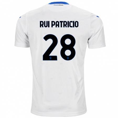 Kandiny Gyermek Rui Patrício #28 Fehér Idegenbeli Jersey 2024/25 Mez Póló Ing