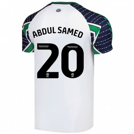 Kandiny Gyermek Salis Abdul Samed #20 Fehér Idegenbeli Jersey 2024/25 Mez Póló Ing