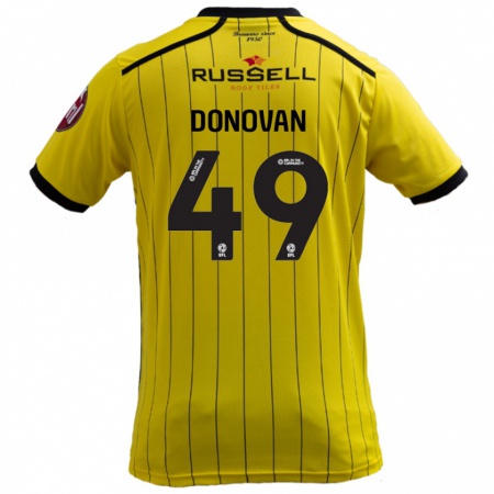 Kandiny Gyermek Romelle Donovan #49 Sárga Hazai Jersey 2024/25 Mez Póló Ing