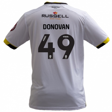 Kandiny Gyermek Romelle Donovan #49 Fehér Idegenbeli Jersey 2024/25 Mez Póló Ing