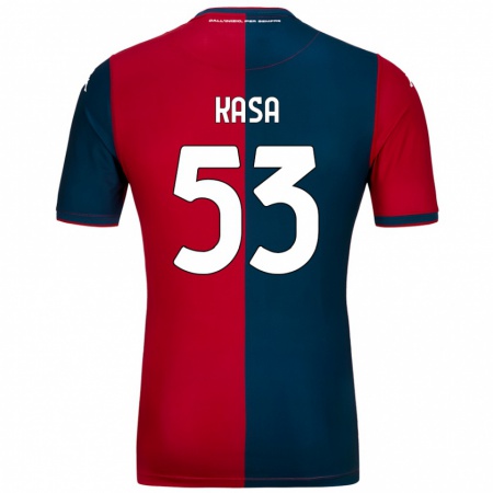 Kandiny Férfi Lior Kasa #53 Piros Sötétkék Hazai Jersey 2024/25 Mez Póló Ing