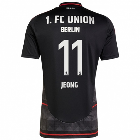 Kandiny Férfi Woo-Yeong Jeong #11 Fekete Idegenbeli Jersey 2024/25 Mez Póló Ing