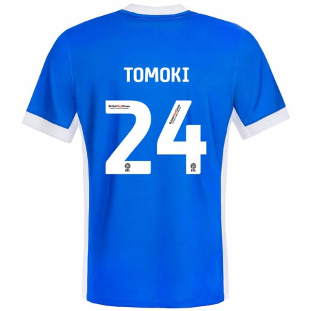 Kandiny Férfi Tomoki Iwata #24 Kék Fehér Hazai Jersey 2024/25 Mez Póló Ing