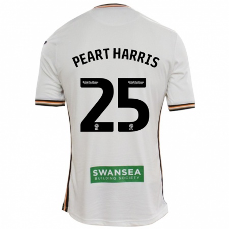 Kandiny Férfi Myles Peart-Harris #25 Fehér Hazai Jersey 2024/25 Mez Póló Ing