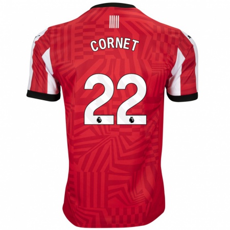 Kandiny Női Maxwel Cornet #22 Piros Fehér Hazai Jersey 2024/25 Mez Póló Ing