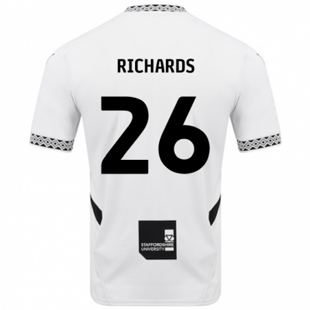 Kandiny Női Rico Richards #26 Fehér Hazai Jersey 2024/25 Mez Póló Ing