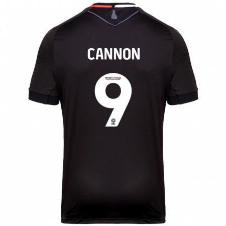 Kandiny Női Tom Cannon #9 Fekete Idegenbeli Jersey 2024/25 Mez Póló Ing